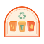 Organize waste badge